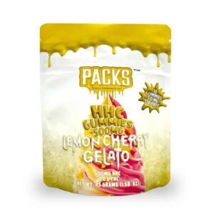 Packs HHC Lemon Cherry Gelato Gummies