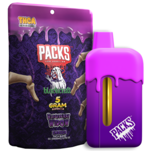 Packwoods x Blackcraft THCa Diamonds 5g Disposable – Blackberry Widow (Indica)